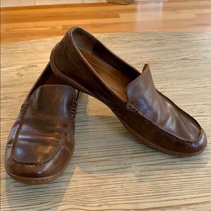 Born “Harmon” men’s leather loafers - size 10